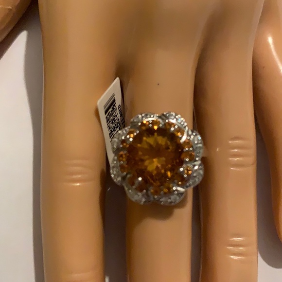 JTV Jewelry - CITRINE RING, SIZE 8, BRAZILIAN